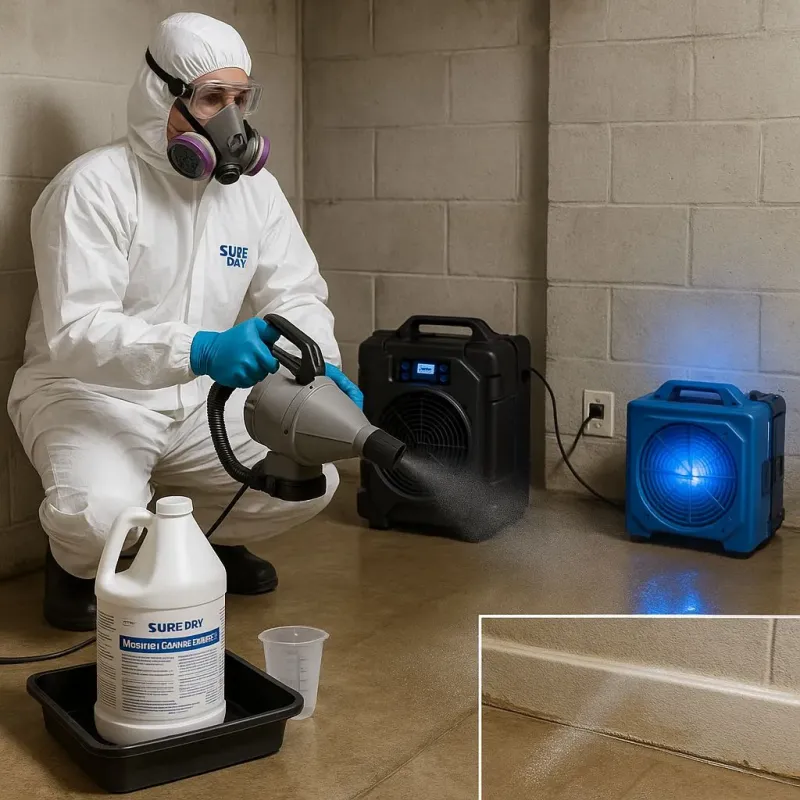 Sanitization and Odor Removal process in Naranjito, PR