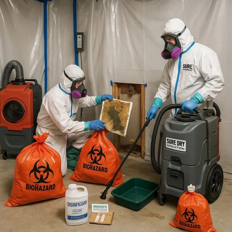 Contaminated Water Handling Protocols process in Naranjito, PR