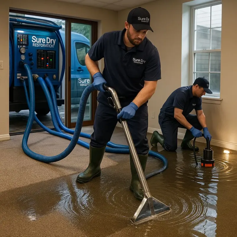 Water Extraction and Removal process in Naranjito, PR
